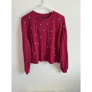Shein Sweater‎ with little pearl beads Size M